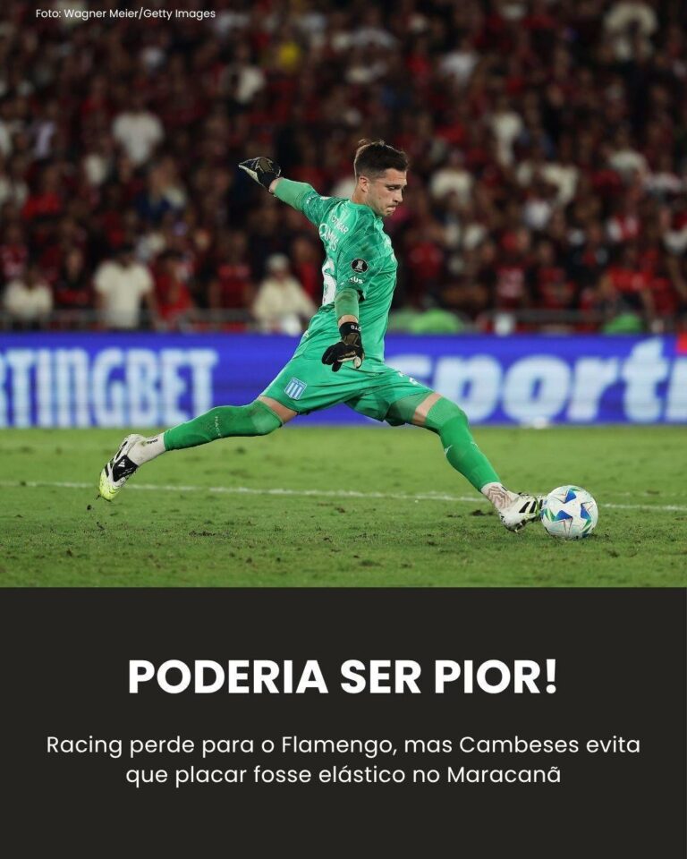 Fez milagres! Cambeses faz milagres e Racing perde de pouco para o Flamengo!

 …