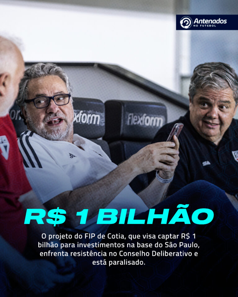 Projeto bilionário do São Paulo paralisado! 
O FIP de Cotia, plano que busca c…