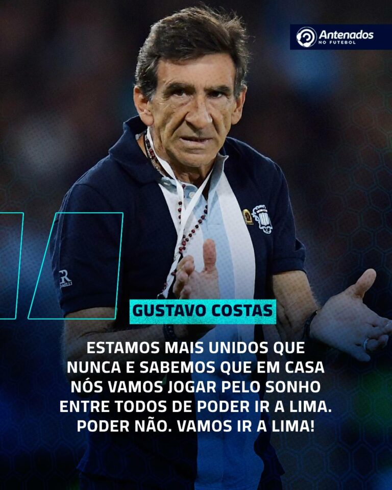 SONHO CANCELADO! Técnico do Racing cravou vaga na final, mas o Flamengo acabou …