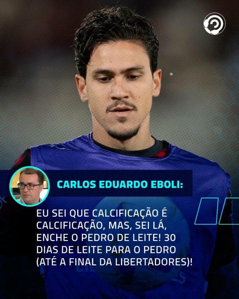 O jornalista do Redação Sportv deu essa declaração sobre a recuperação de Pedro…