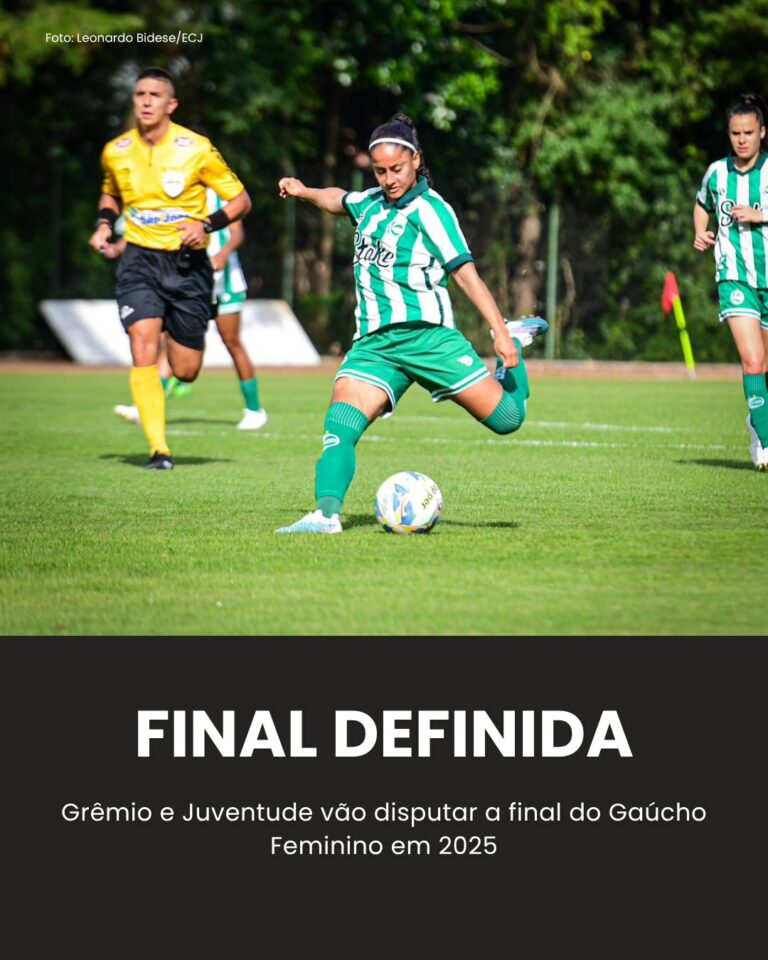 FINAL DEFINIDA! Decisão do Gauchão Feminino 2025 terá Grêmio x Juventude