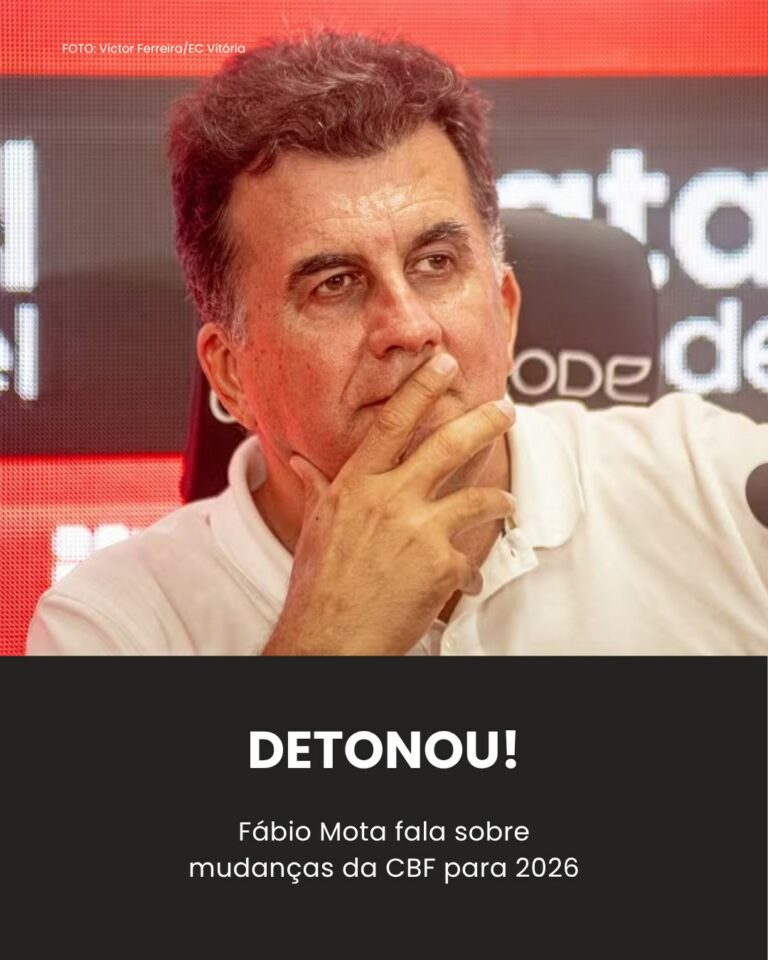 EITA! Fábio Mota é direto e afirma que CBF… Ver mais