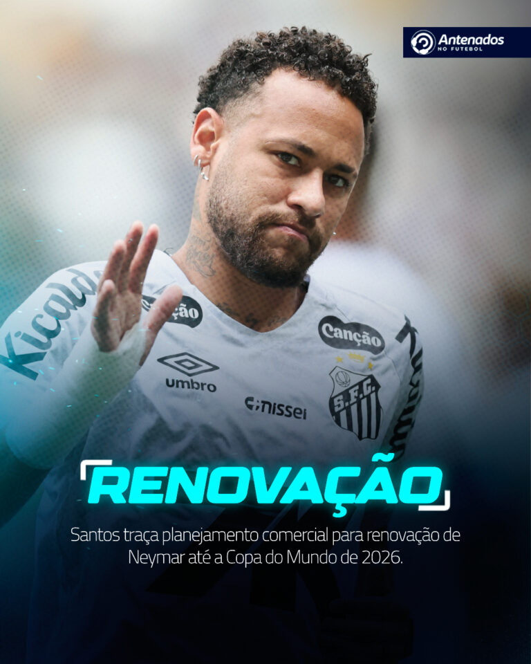 Santos já planeja renovar com Neymar até a Copa de 2026!

O Peixe traçou um pla…
