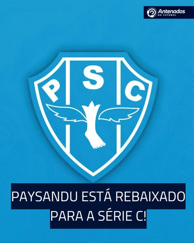 Após derrota para o Atlético-GO, Paysandu é o primeiro rebaixado na Série B!