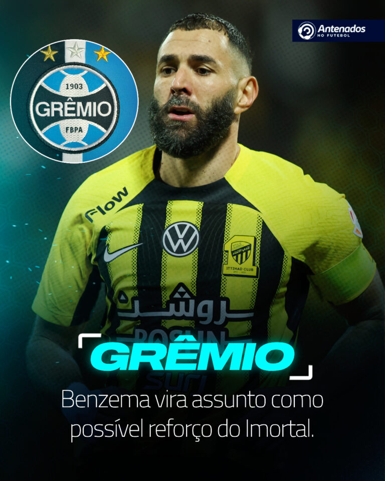 Paulo Caleffi, candidato à presidência do Grêmio, quer trazer Karim Benzema, do …