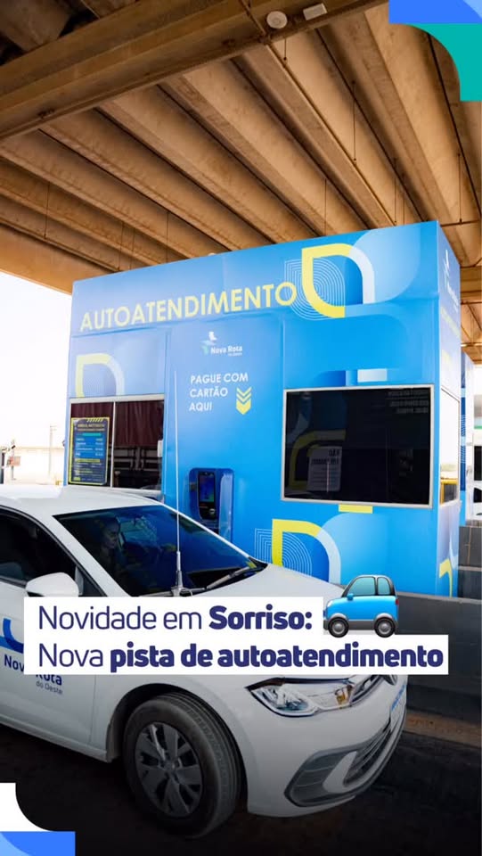 Novidade na Praça de Pedágio de Sorriso! 

Agora você conta com pista de autoate…