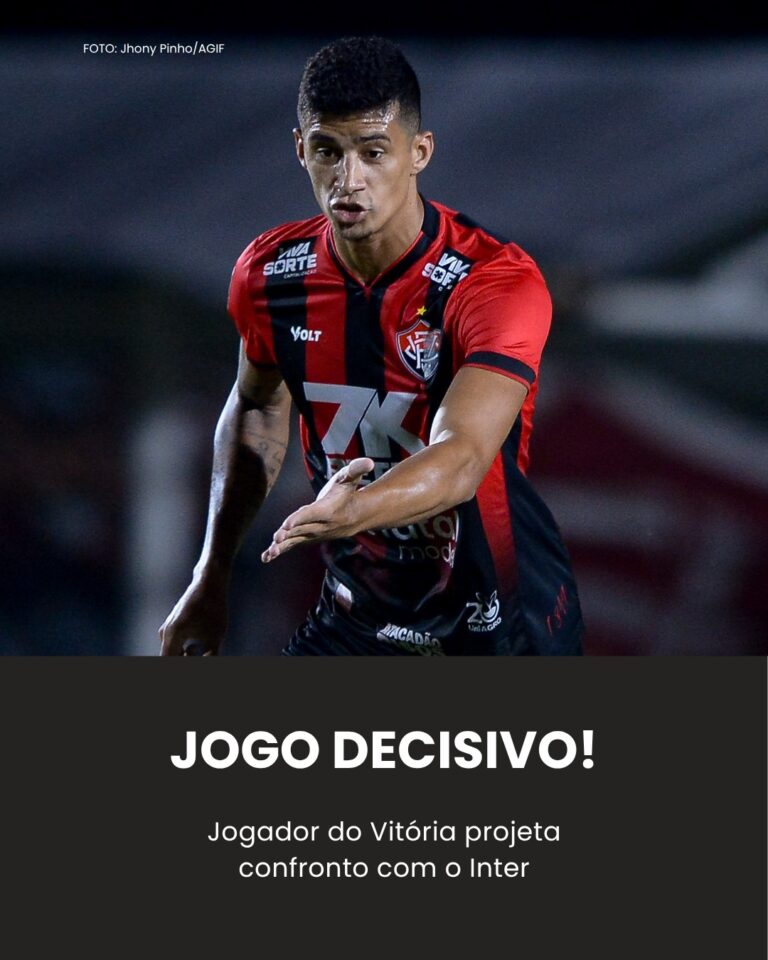 Contra o Inter, jogador do Vitória afirma que pode… Ver mais
