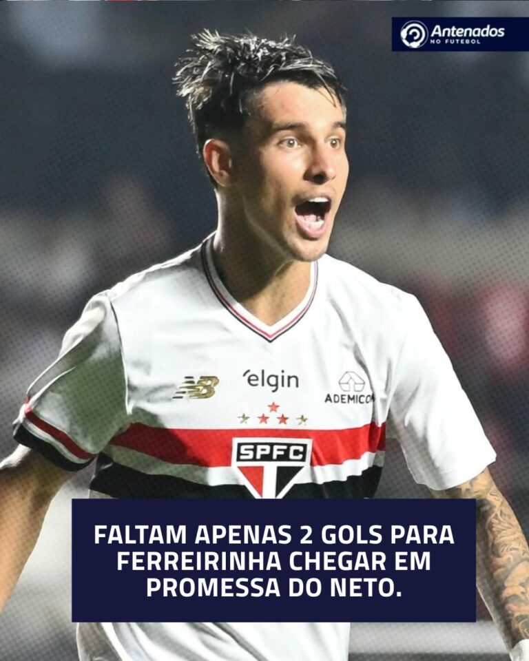 ALÔ, NETO! Caso o Ferreirinha chegue na marca de 10 gols no ano, o Craque Neto p…