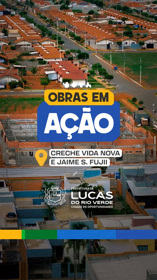 Tem obra que transforma, e tem obra que constrói o futuro. A nova creche entre o…
