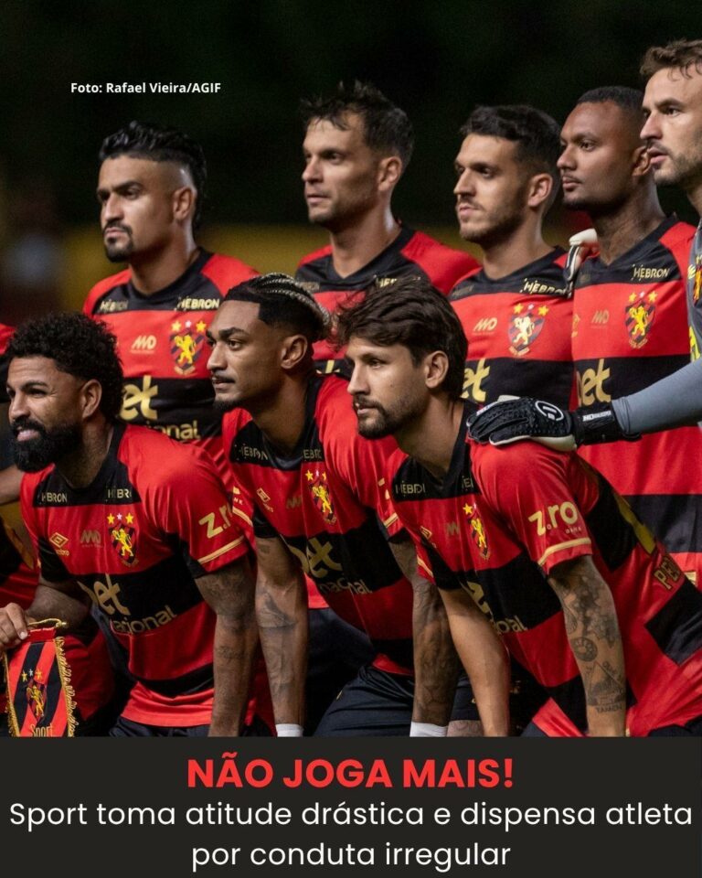 BOMBA! Sport anuncia demissão do jogador… ver mais
