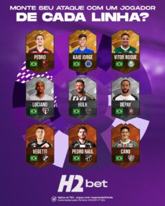 Monte seu ataque dos sonhos com uma carta de cada linha! 

A rodada 33 chega com…