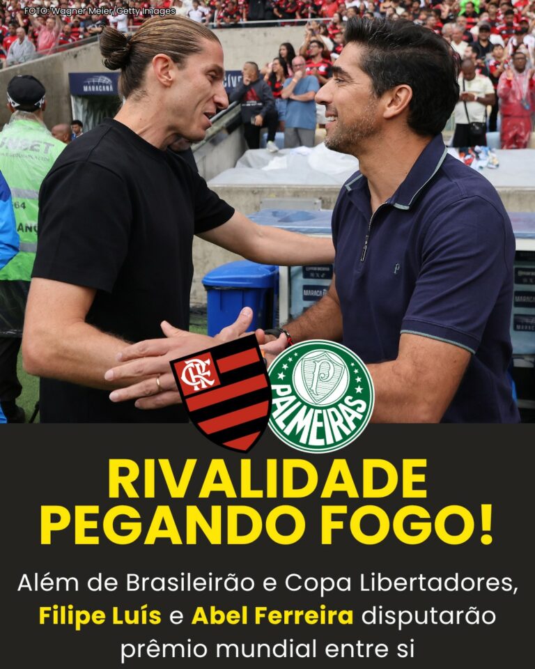 ATENÇÃO! Abel Ferreira e Filipe Luís estão entre os…Ver mais