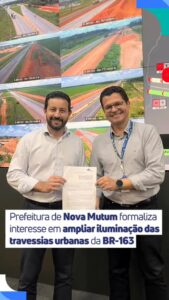 Nova Mutum formalizou interesse em ampliar a iluminação das travessias urbanas …
