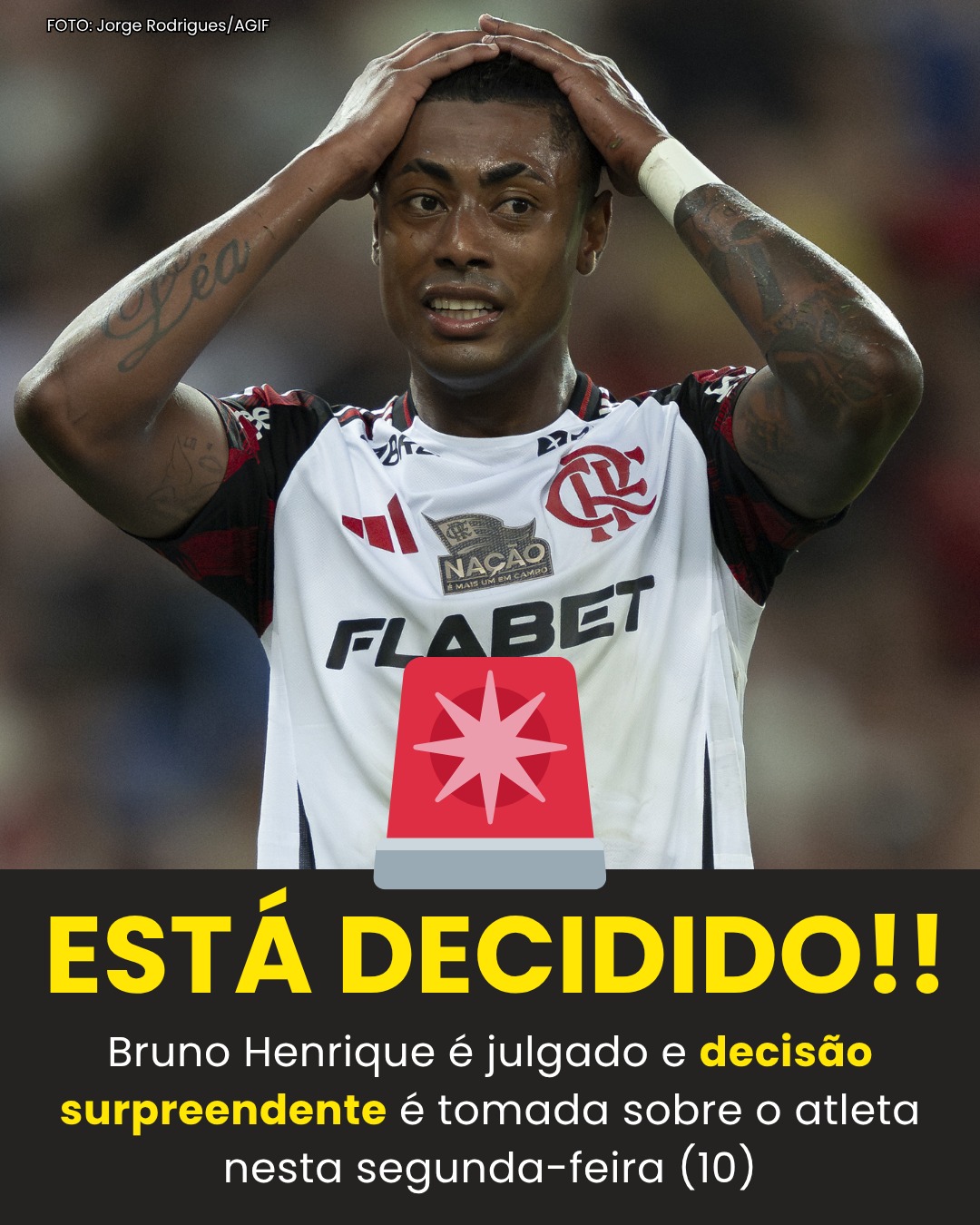 AGORA! Julgamento de Bruno Henrique tem decisão e atacante está…Ver mais