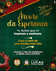 Árvore da Esperança 2025 já começou!

Lucas do Rio Verde deu início a mais uma e…