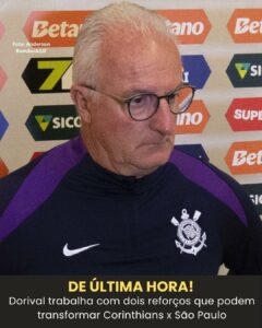 Dorival recebe reforços para encarar o São Paulo… ver mais