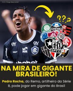 NOVO CLUBE? Pedro Rocha entra na mira do gigante do Brasil e já pode assinar pr…