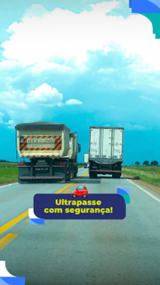 Ultrapassagem forçada não é opção. A faixa contínua existe porque não há segura…