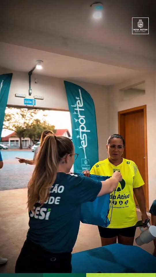 O Sesi na Pista chegou com tudo em Nova Mutum!
Hoje, no Estádio Municipal Valdir…