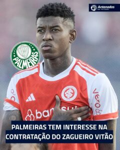 O Palmeiras já planeja 2026 e voltou a mirar a contratação do zagueiro Vitão, do…