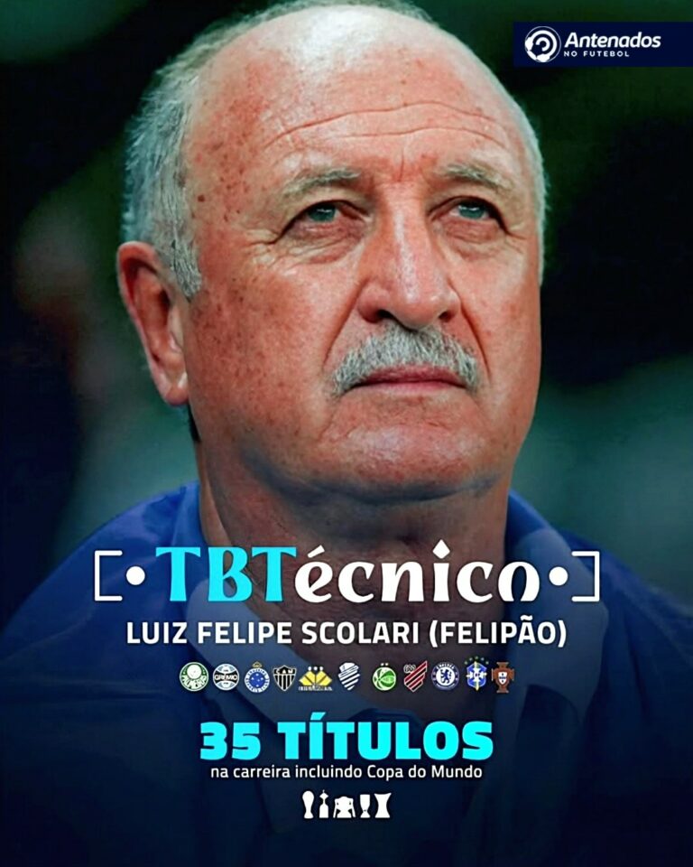 TBTécnico – Esse é o treinador brasileiro com mais títulos na história.