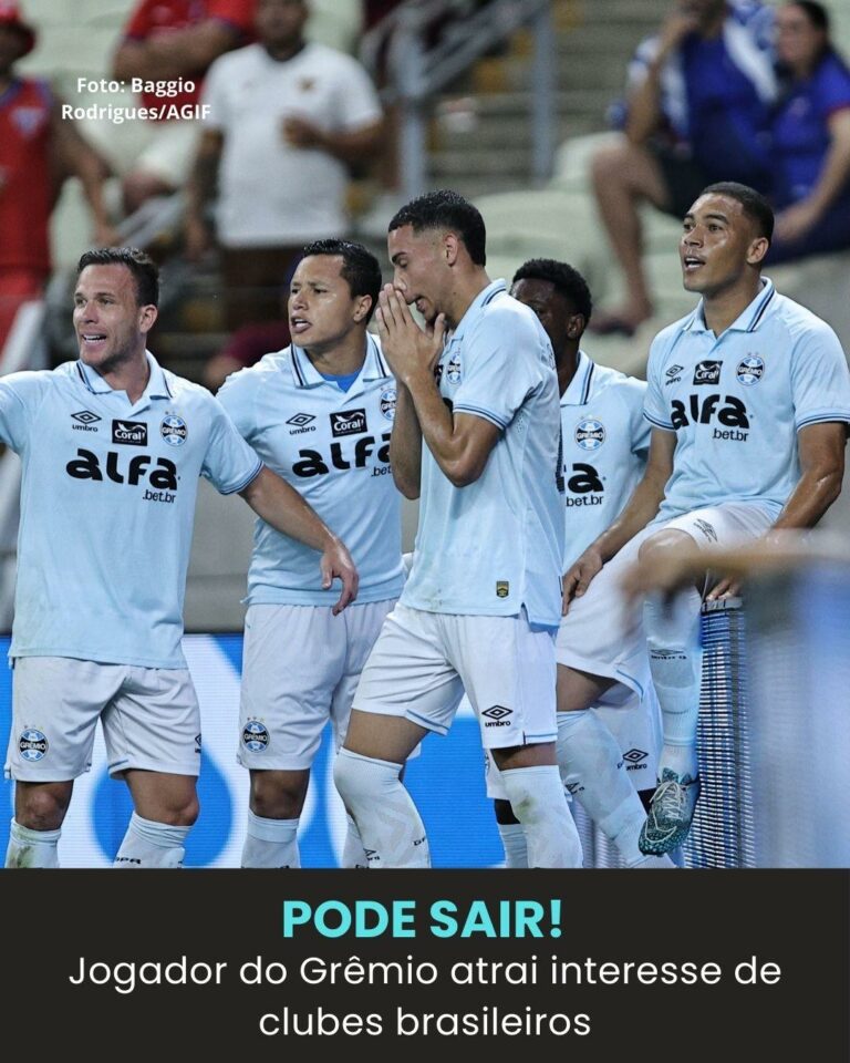 Clubes brasileiros estão de olho no volante do Grêmio… ver mais
