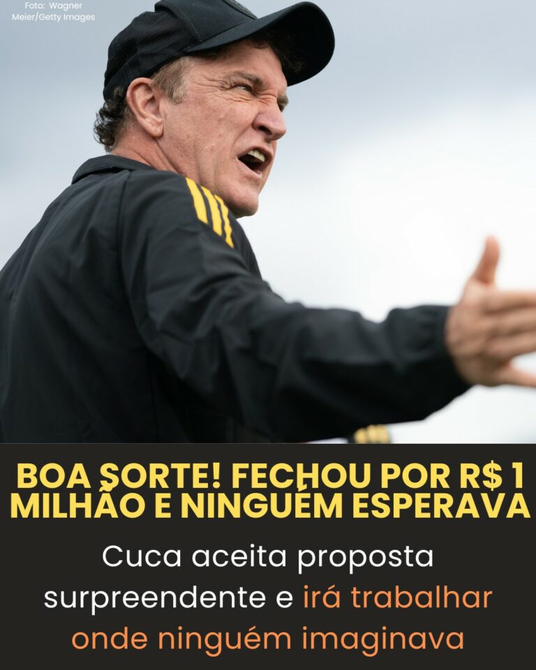 Cuca dá passo drástico na carreira e vai trabalhar pela primeira vez onde nunca …