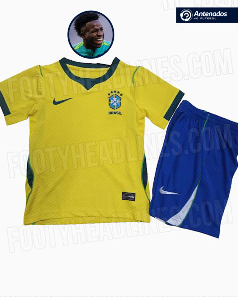 Foi divulgado o uniforme da Seleção Brasileira na Copa do Mundo de 2026.

 foot…