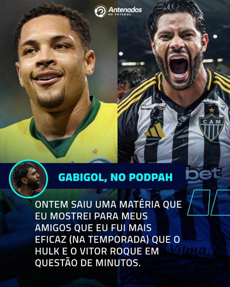 Gabigol abre discussão sobre possível maior eficácia em comparação a Hulk e Vit…