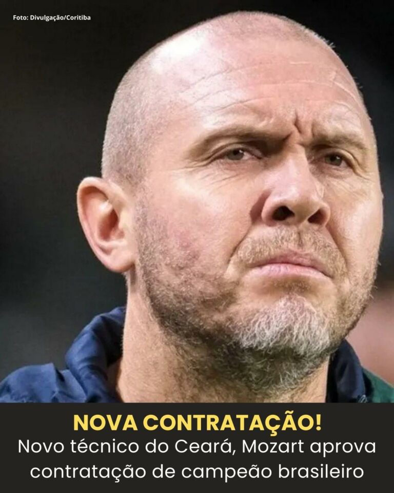 Campeão brasileiro assina com o Ceará… VER MAIS