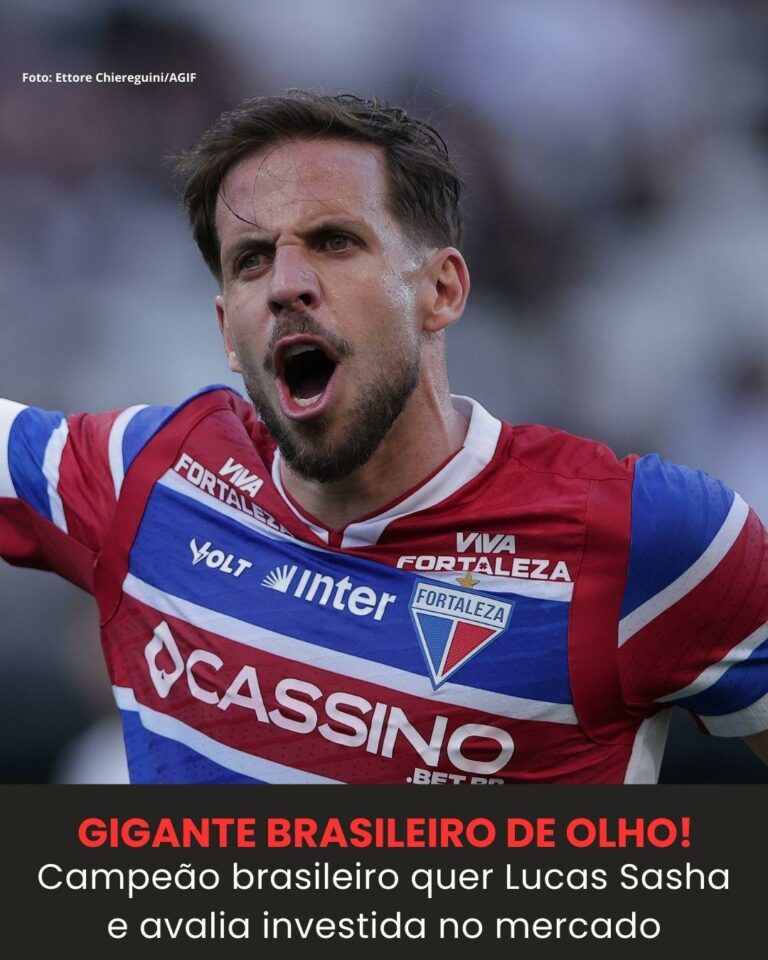 Lucas Sasha, do Fortaleza, pode parar no campeão brasileiro… ver mais