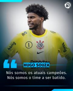 Palavras de Hugo Souza antes do jogo contra a Ponte Preta.