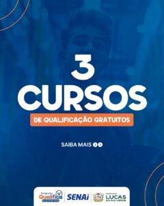 Oportunidade de qualificação gratuita! 

 O Programa Qualifica Lucas está com in…
