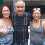 Feliz de poder estar com minhas irmãs Leda Maria de Freitas e a Mara 
#Família