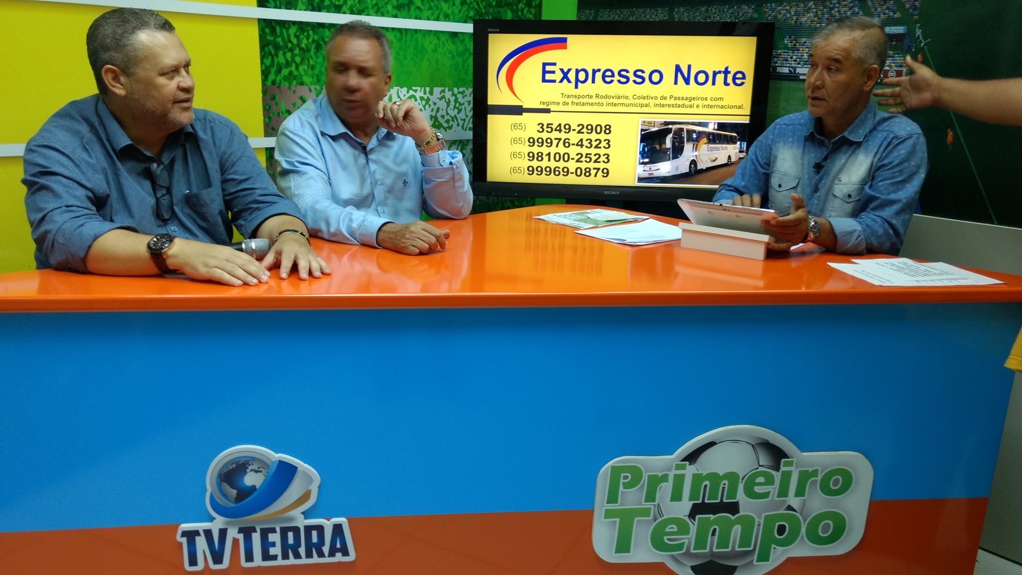 Ontem no Programa Primeiro Tempo esteve os amigos Humberto Nonato Dos Santos e B…