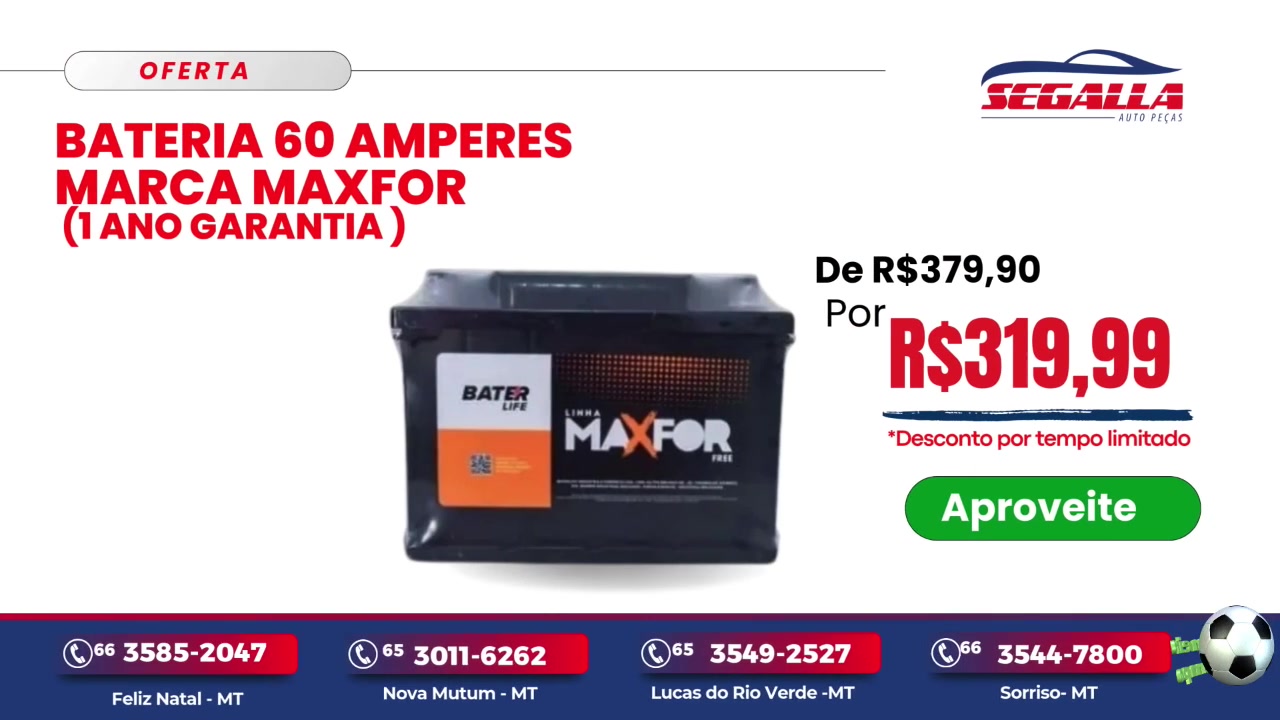 PRIMEIRO TEMPO ESTÁ EM NOVO HORÁRIO 18H
03-02-26