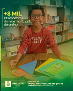 Entrega de Kits Escolares

Nova Mutum investe no futuro!
A Prefeitura garante ma…