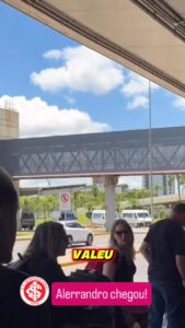 E chega Alerrandro a Porto Alegre