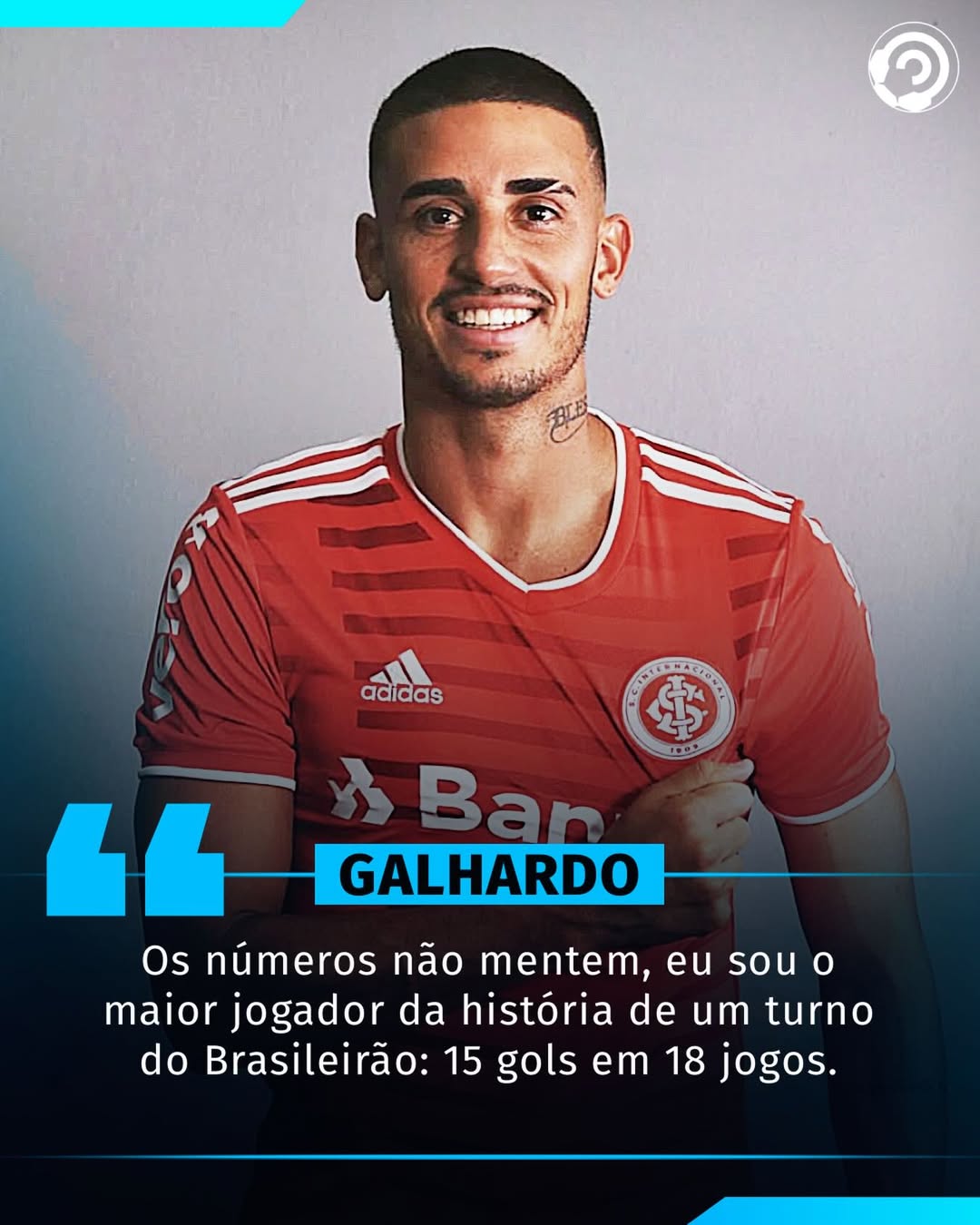 Thiago Galhardo fez história no Brasileirão 2020, mas acabou sendo vice.