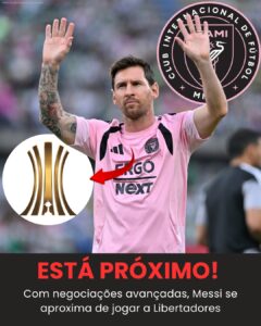 Messi está perto de disputar a Libertadores por …Ver mais