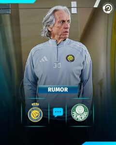 Palmeirenses estão pedindo o técnico Jorge Jesus, que pode deixar o Al-Nassr.