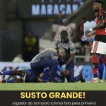 Da cama do hospital, Alexandre, do Sampaio Córrea, deu a primeira declaração ap…