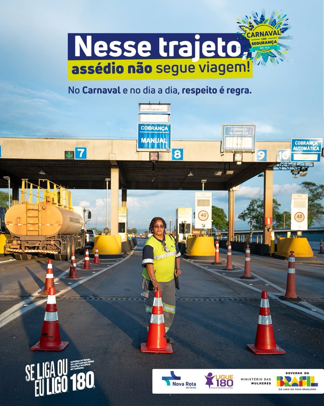 Assédio não tem vez em nosso trajeto. 
No Carnaval e no dia a dia, respeito é re…