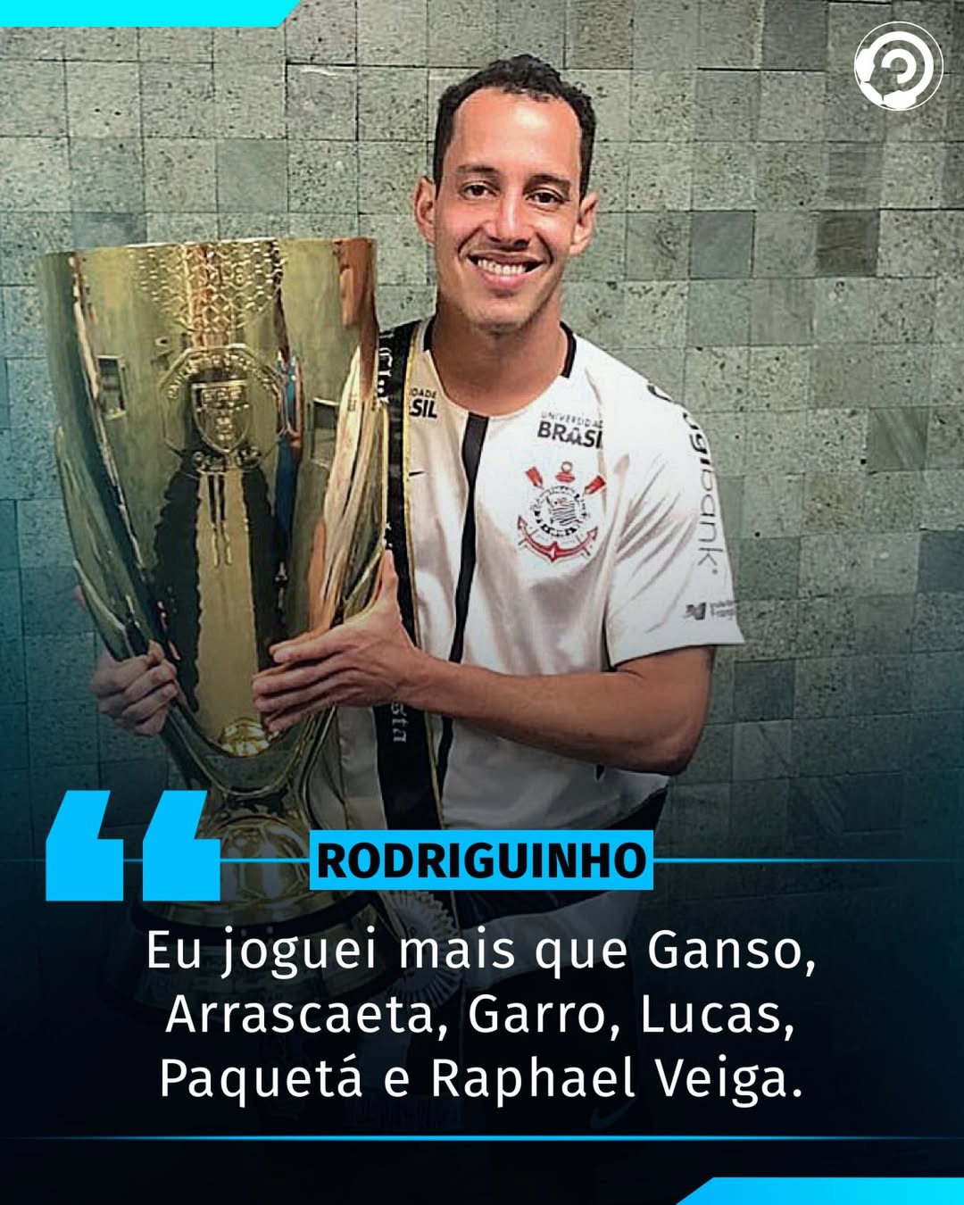 VAMOS FALAR DELE 

Rodriguinho é considerado um ídolo recente na história do Cor…