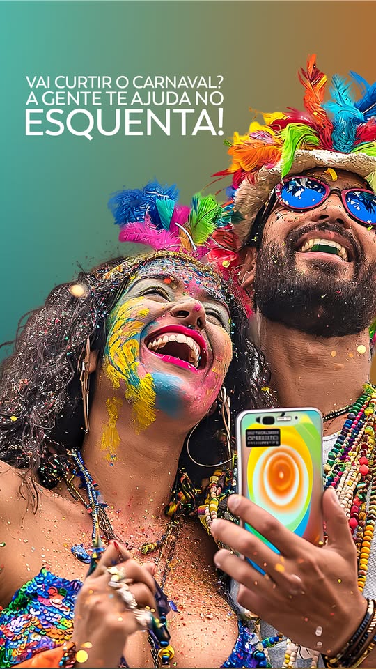 A folia fica ainda melhor com um Pix de presente na conta!