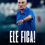 SEM PRESSÃO!  Cruzeiro decidiu manter o técnico Tite no comando.

Há uma cobranç…