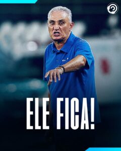 SEM PRESSÃO!  Cruzeiro decidiu manter o técnico Tite no comando.

Há uma cobranç…