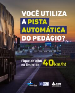 Vai usar a pista automática? Fique atento à regra: o limite de velocidade é de 4…