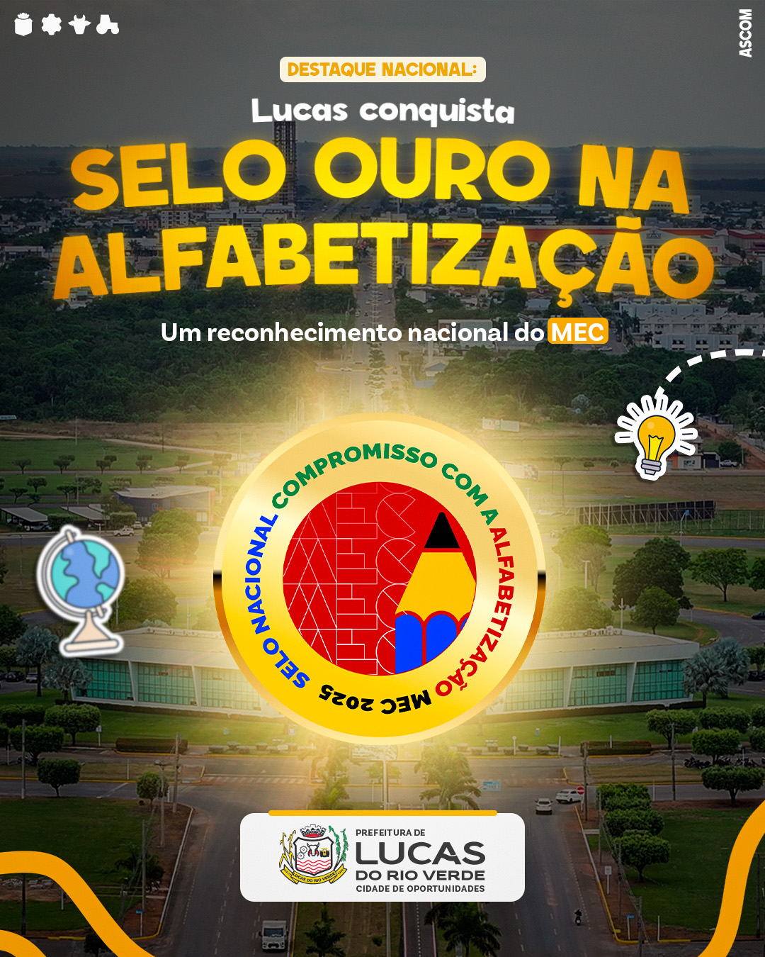 Lucas do Rio Verde é OURO na Educação! 

É com muito orgulho que anunciamos: co…