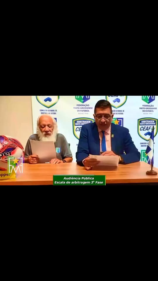 Audiência Pública para a definição da arbitragem das partidas de ida da semifina…